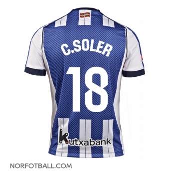 Billige Fotballdrakt Real Sociedad Carlos Soler #18 Replika Hjemmedrakt 2025-26 Kortermet